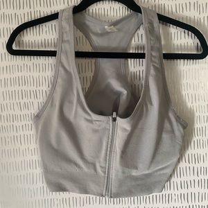 Zip up Bra